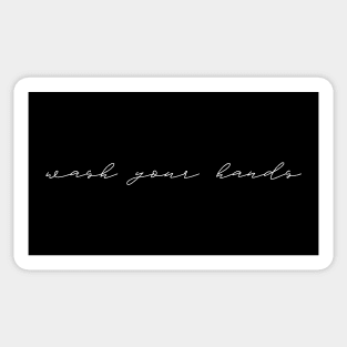 Wash Your Hands Sticker